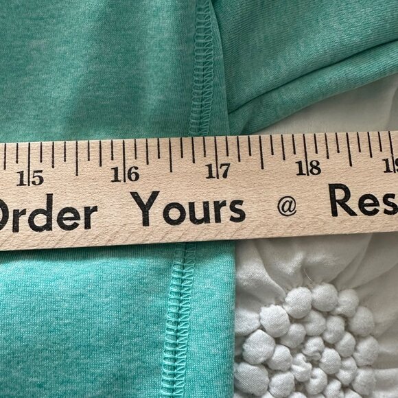 VICTORIA SECRET PINK Ultimate half zip pullover Size Medium Mint Activewear - Picture 10 of 15